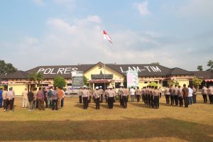 Tahap Pemeriksaan Kesehatan Paslon Bupati dan Wakil Bupati, Polres Lamtim Siagakan 169 Personel