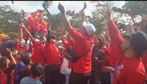 Kelurahan Pataruman Lepas Dua Ribu Peserta Jalan Sehat Meriahkan HUT RI ke-79