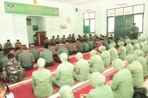 Peringati HUT Korem 043/Gatam, Kodim 0429/Lamtim Gelar Doa Bersama