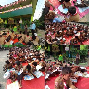 Tingkatkan Leterasi Membaca dan Karakter Religius, SDN 12 Gelar Sabtu Satu Buku Serta Dhuha Bersama