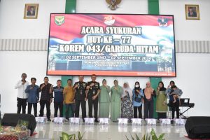 Dandim 0429/Lamtim Hadiri Wisuda Purna dan Syukuran HUT Korem 043/Gatam