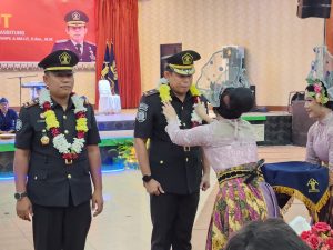 Pisah Sambut Kalapas Kelas III Rangkasbitung dari Suriyanta Leonardo Situmorang ke Muhamad Khapi