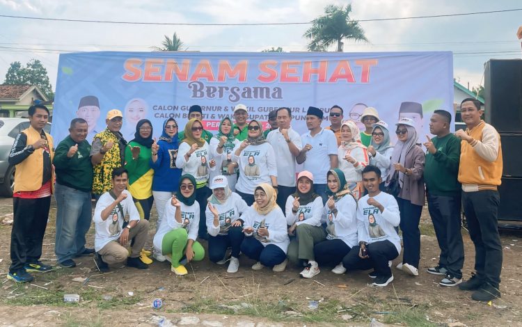 Mbak Ela – Azwar Senam Sehat di Raman Utara