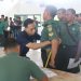Prajurit Kodim 0429/Lamtim Serentak Pengukuran Baju PDH