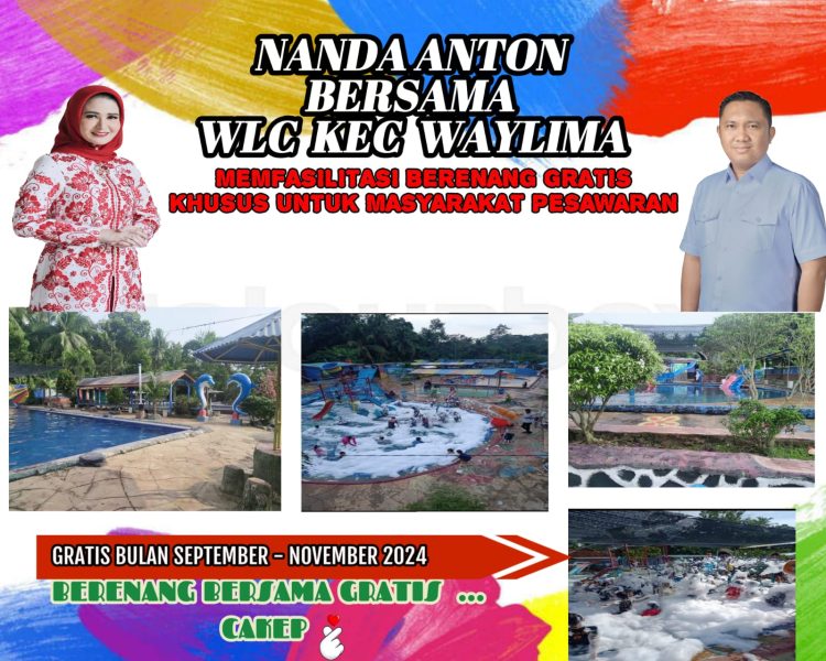 Khusus Warga Pesawaran, Mulai Besok Berkunjung ke Kolam Renang WLC Gratis