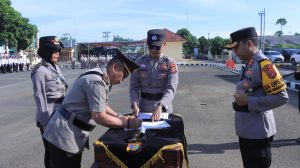 Rotasi Jabatan, Kapolres Metro Pimpin Sertijab Wakapolres dan 2 Kasat