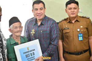 Bupati Dendi Salurkan BLT DD kepada 57 KPM Desa Purworejo