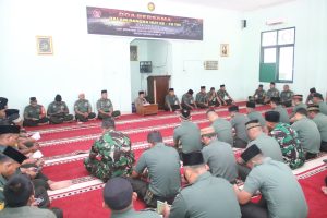 Do’a Bersama Kodim 0429/Lamtim Sambut HUT TNI ke-79L