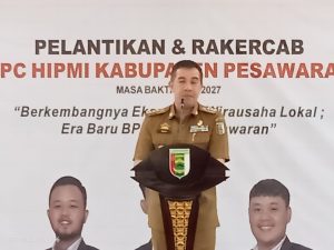 Bupati Pesawaran Hadiri Pelantikan Ketua BPC HIPMI Kabupaten Pesawaran Periode 2024 – 2027