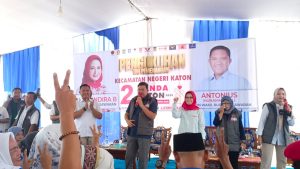 Tim Pemenangan Kecamatan Negri Katon Dikukuhkan, Paisal Optimis Nanda – Anton Menang 70 Persen