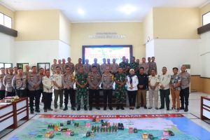 Sinergi Pengamanan Pemilu 2024 Bersama Polres, Dandim 0429/Lamtim Hadiri TFG