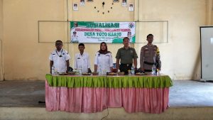 Hadiri Sosialisasi Perlindungan Anak dan Pencegahan Kenakalan Remaja, Ini Pesan Babinsa