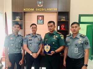 Perkuat Sinergitas Antar Instansi, Dandim Terima Kunjungan Karutan Sukadana