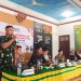Dukung dan Sukseskan Pilkada Serentak, Kodim 0429/Lamtim Serentak Hadiri Pelantikan PTPS
