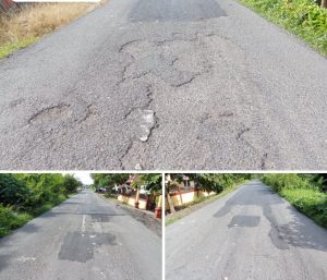 Miris,,,,Baru Beberapa Bulan Dikerjakan Jalan Provinsi Lintas Komring Oku Timur Sudah Banyak yang Rusak