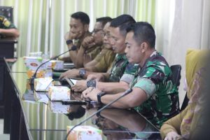 Dandim 0429/Lamtim Hadiri Rakor Pendampingan Administrasi Pelaksanaan Anggaran Oplah Provinsi Lampung