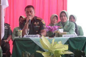 Kunjungi Koramil 429-13/MK, Ini yang Disampaikan Dandim kepada Prajurit dan Persit