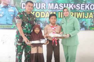 Lanjutkan Program Unggulan Pangdam II/Swj, Kodim 0429/Lamtim Laksanakan DMS fi SD IT Budi Luhur