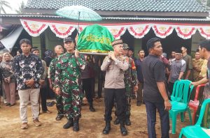 Veteran Pejuang Tutup Usia, Keluarga Besar 0429/Lamtim Turut Berdukacita