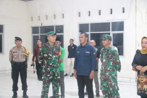 Dandim 0429/Lamtim Monitoring Situasi Pasca Pencoblosan dan Penghitungan Suara
