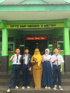 Siswa SMP Negeri 3 Kota Metro Raih Prestasi