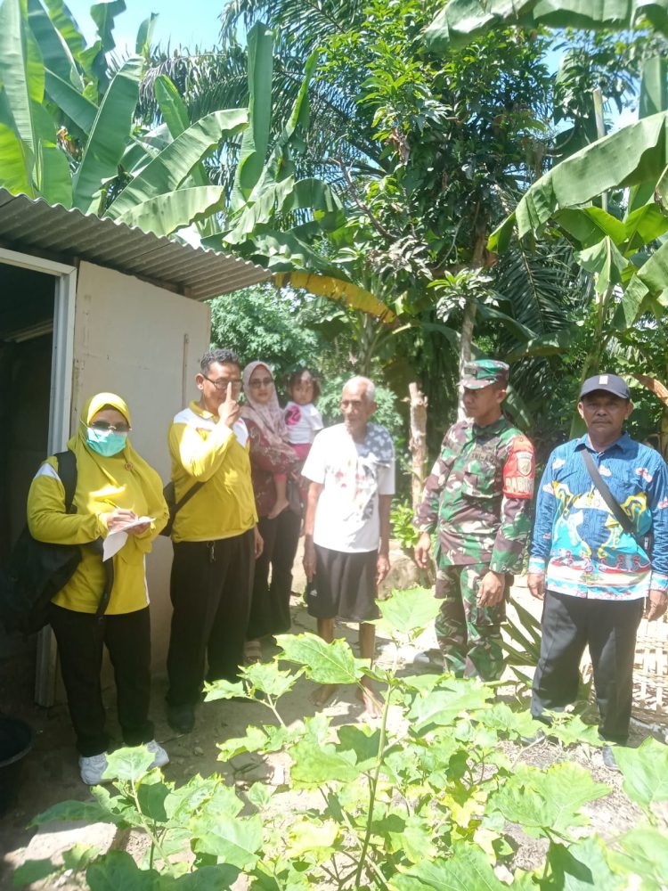 Babinsa Koramil 14/Jabung Hadiri Verifikasi 1 Pilar STBM