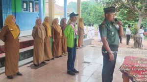 Gelorakan Nasionalisme, Kodim 0429/Lamtim Serentak Datangi Sekolah