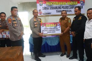 Tingkatkan Kesadaran Keamanan Lingkungan, Polres Lampung Timur Gelar Lomba Siskamling se-Kabupaten
