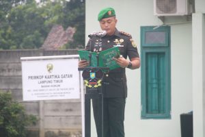 Dandim 0429/Lamtim Irup Hari Juang TNI AD ke-79