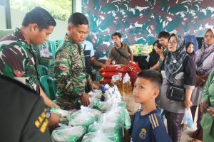 Rangkaian Hari Juang TNI AD ke-79, Kodim 0429/Lamtim Gelar Baksos dan Bazar Murah
