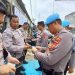 Pelayanan Oprasi Lilin 2024, Subsatgas Propam Polres Lamtim Gelar Gaktiblin di Pos Pelayanan