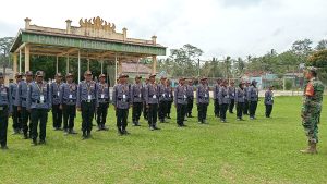 Satu Pleton Linmas Desa Sambirejo, Terima Bimtek dari Babinsa dan Bhabinkamtibmas
