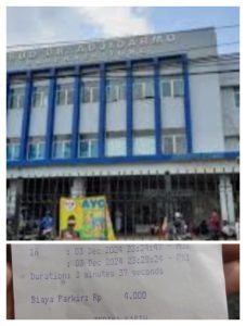 Dikenakan Biaya Parkir Masuk, Pengunjung RS Adjidarmo Rangkasbitung Kecewa Tidak Ada Lahan Parkir