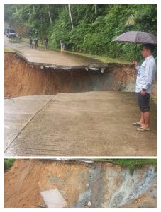 Hujan Deras Mengakibatkan Jalan Amblas di Citorek, PUPR Banten Segera Menangani