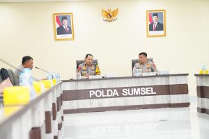 Polda Sumsel Ikuti Kegiatan Zoom Meeting Forum Belajar Bersama