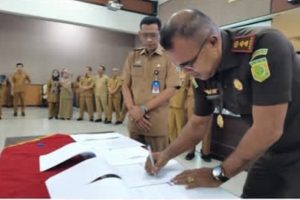 Kejari Lebak Lakukan Penandatangan Kerjasama dengan Pemkab Lebak