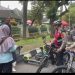 Samapta Polda Sumsel Gelar Kegiatan Turjawali dengan Bersepeda dan Jalan Kaki