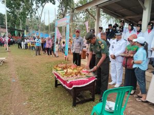 Hadiri Hari Jadi ke-39 Desa Srimenanti 39, Danramil Sribawono: Semoga Semakin Maju dan Sukses