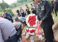 Kapolres OKU Timur Pimpin Pemakaman Almarhum AKP Dwi Hendro Saputro SH