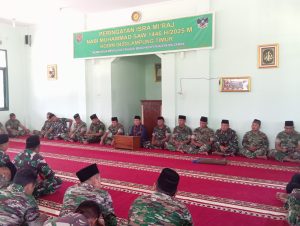 Peringatan Isra’ Mi’raj Kodim 0429/Lamtim Berlangsung Khidmat