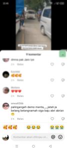 Komentar Pengguna Akun Tiktok Emoell386 Diduga Merendahkan Aksi Unjuk Rasa Ormas LMPI Mac Malingping