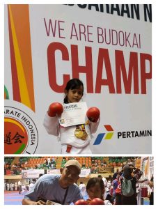 Heboh…! Kejurnas Budokai 2 Medali Emas, Digondol Pulang Asal Lampung Timur