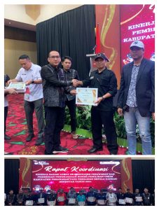 Pilkada Berjalan Lancar, KPU Pesawaran Gelar Rakor Badan Adhoc