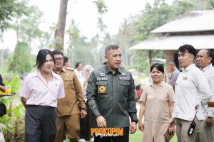 Bupati Pesawaran Dendi Ramadhona Hadiri Peresmian dan Serah Terima Jalan Pantai Mutun dari The Hurun