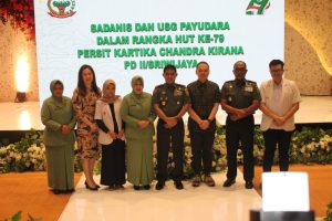 Dandim 0418/Palembang Hadiri Gebyar HUT ke – 79 Persit Kartika Chandra Kirana Gelar Bakti Sosial