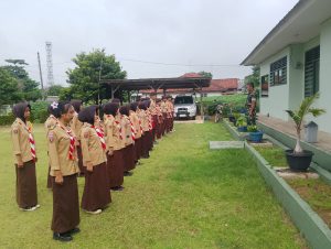 Koramil 429-08/RU Terima Audiensi SWK SMK N 1 Raman Utara