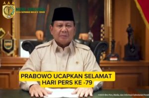 Hari Pers Nasional 2025, Presiden Prabowo: Pers Berperan Penting