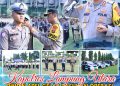Kapolres Lampung Utara Pimpim Apel Gelar Pasukan Operasi Keselamatan Krakatau 2025
