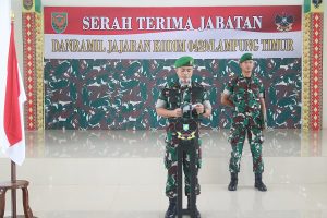Dandim 0429/Lamtim Pimpin Sertijab Danramil Jajaran