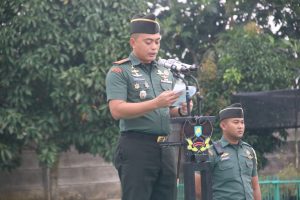 Jabat Irup, Dandim 0429/Lamtim Bacakan Amanat KASAD